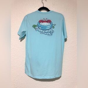 NWT*** Vineyard Vines Light Blue Lobster Kiddie Pool Graphic T-Shirt